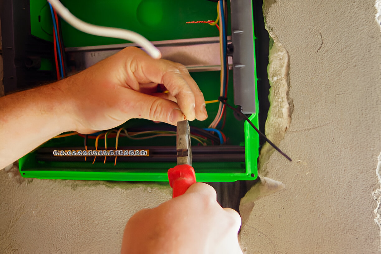 Electrical wiring in new construction