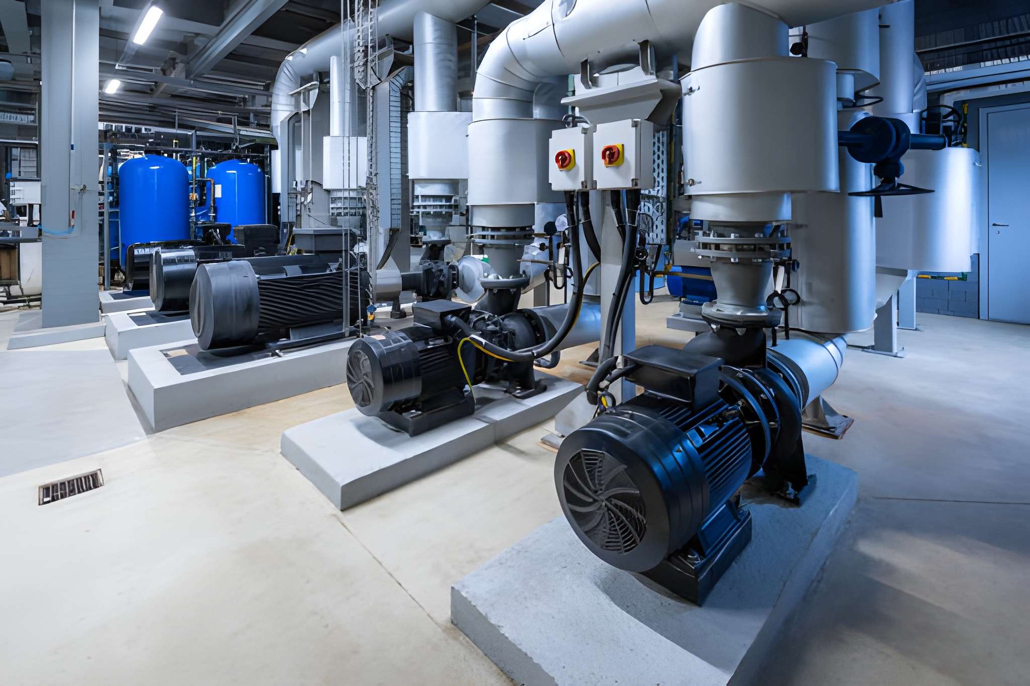 Industrial Water Pump Installation